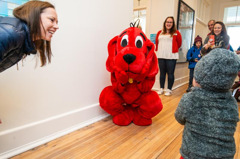The smallest guests were the most excited.