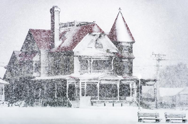 The famous Corbin-Norton House in Oak Bluffs.