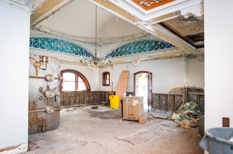 Future site of a fine dining establishment.