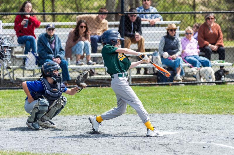 Jackson Callahan with a hit.
