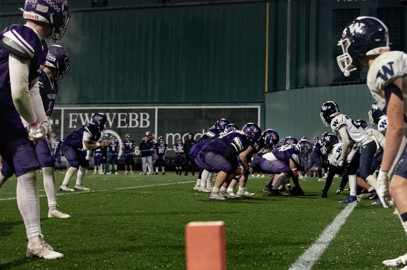MVRHS on the goal line.