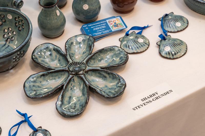 Ceramics by Sharry Stevens-Grunden.