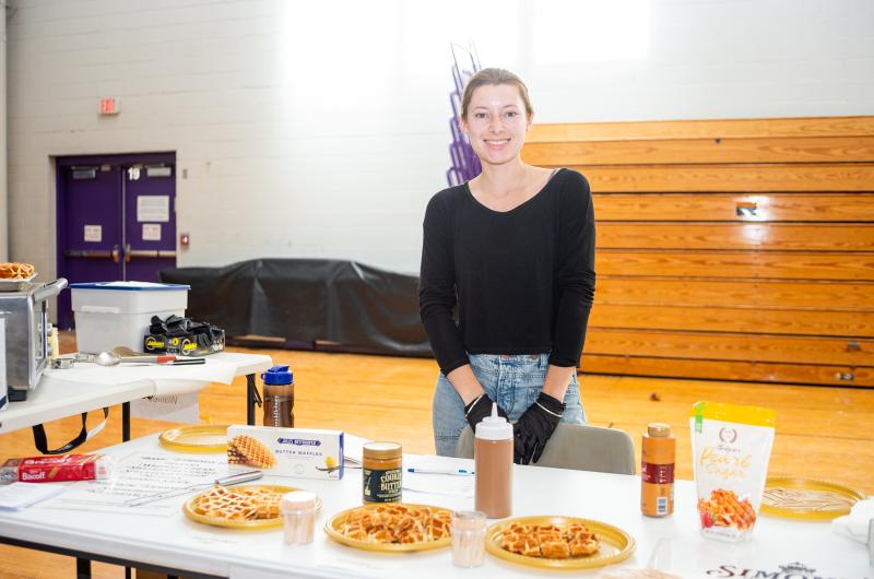 Simone Geary of Simone's Waffles.