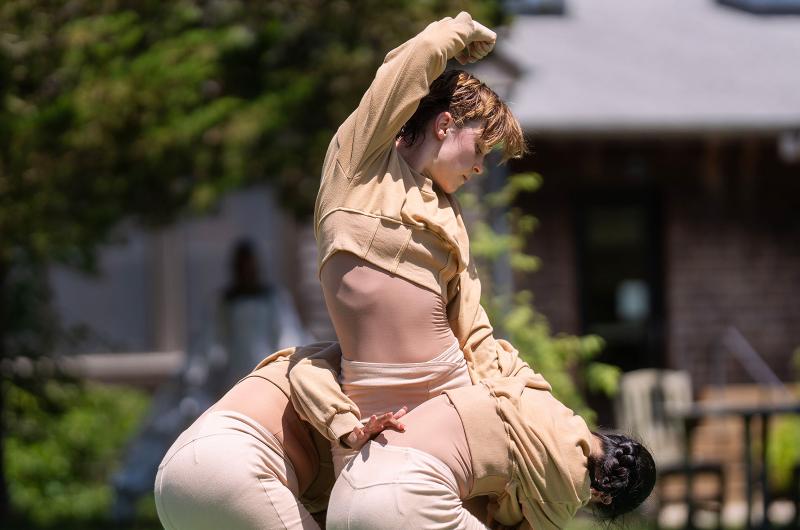Ms. Sperling’ performances often include site specific events that focus on climate-oriented issues.