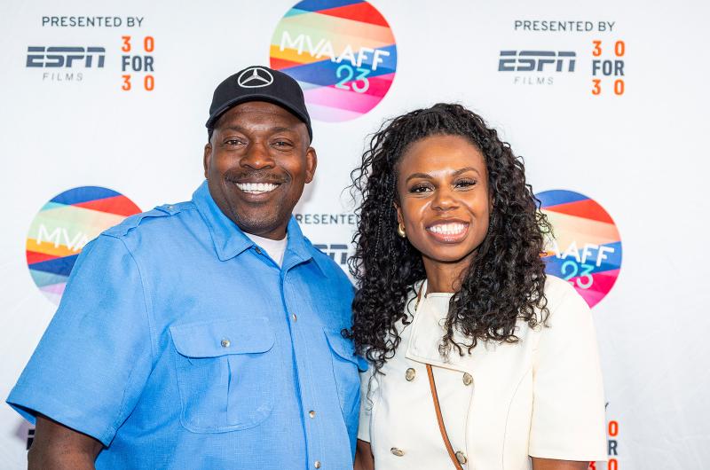 [l-r] Bryant McInnis, Mia Hall from Brooklyn.