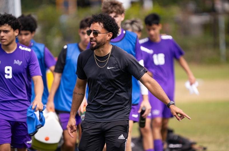 Rodrigo Honorato, is head coach of the Vineyard varsity team.