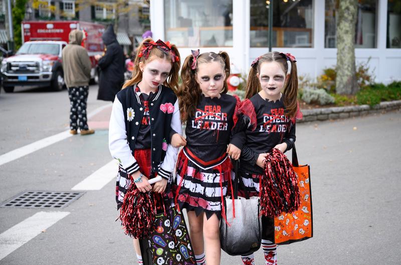 Reagan Ready, Ryder Moore and Lucille Morrison are "fear" leaders, not cheer leaders.