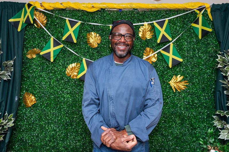 Chef Deon Thomas is known on the Vineyard for Caribbean cuisine.