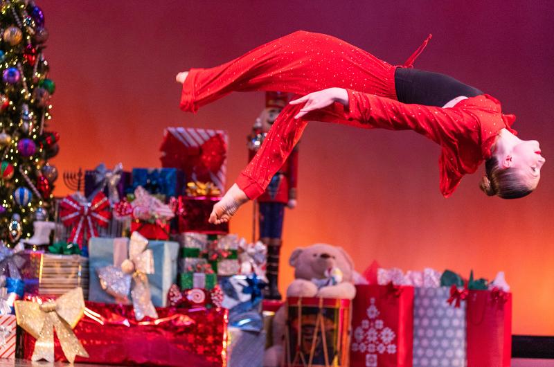 High-flying acrobatics.