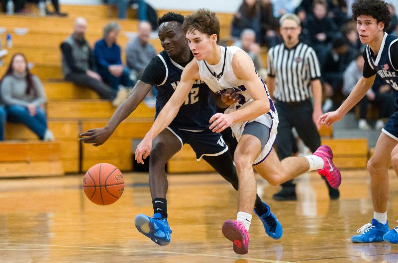 Leo Napior showing some hustle.