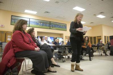 addressing the school committee