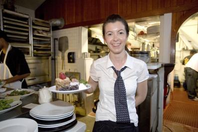 Mariya Prodanova at Cafe Moxie