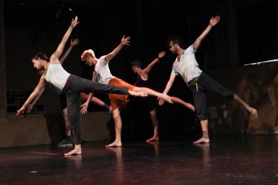 dancers stretch