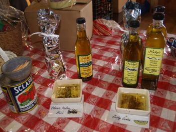 tomatoes dipping oil