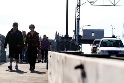 drawbridge walkers cars