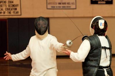 Richard Kelly Ann Russell fencing