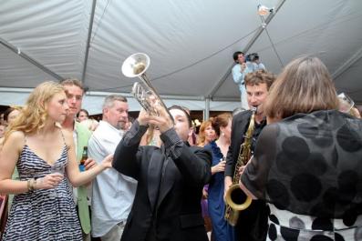 band playing