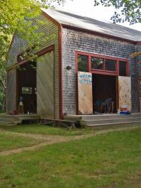 the yard