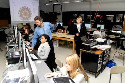 Chris Baer high school computer lab