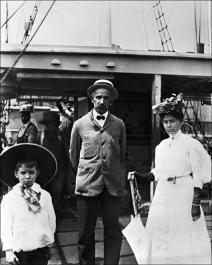family aboard Charles. W. Morgan