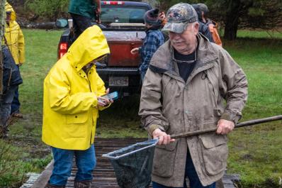Cooper Gilkes stocks trout for annual kids