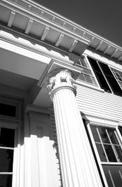 Dr. Daniel Fisher House column