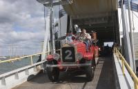 off the ferry