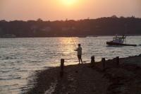 Fishing at Sunset