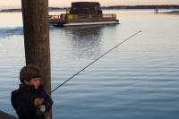 Zak Potter fishing rod ferry edgartown
