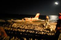 plane crash on beach