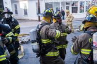 Firemen from all three towns worked together.
