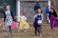 Plenty of fun at the West Tisbury egg hunt.