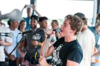 Atlas Zack, lead singer for "Dem Boys."