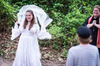 Ellie Brelis (Olivia) proposes marriage to Sebastian (the wrong Sebastian).