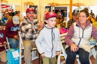 Owen Emin [center (Mini Junior Triple Crown) and family.
