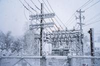 The power grid was put to the test by the heavy wet snow.