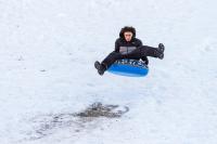 Catching air.  
