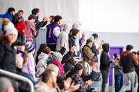 The home crowd celebrates another goal.