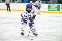 Aiden Conley eyeing the goal.