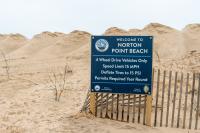 Norton Point Beach entrance.