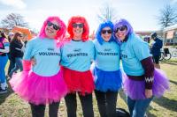 "Team Spirit" [l-r] Kathy Bibaud, Sue Aderson, Angela Blood, Patti Mountzouris.