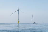 Broken blade on Vineyard Wind Turbine AW 38.
