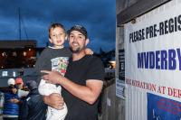 Charlie and Luke Bettencourt are first in line on Saturday night.