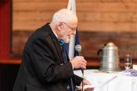 Rev. Leo Christian recites the Gaelic blessing.