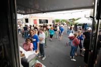 Food trucks at the bottom of Owen park.