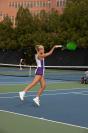Laina Dubin rises up to meet the ball.