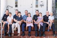 2022 - From left: Seth Harlow and Gunner, James Hagerty and William, Dustin Shaw and Lowen, Jeff LaBell and Lark, Tim Millerick and Julian.