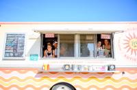 The crew at Goldie's food truck are ready for the crowds.