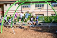Some students can not wait for recess.