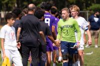 Handshakes after the game.